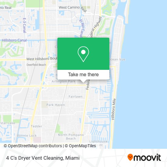4 C's Dryer Vent Cleaning map