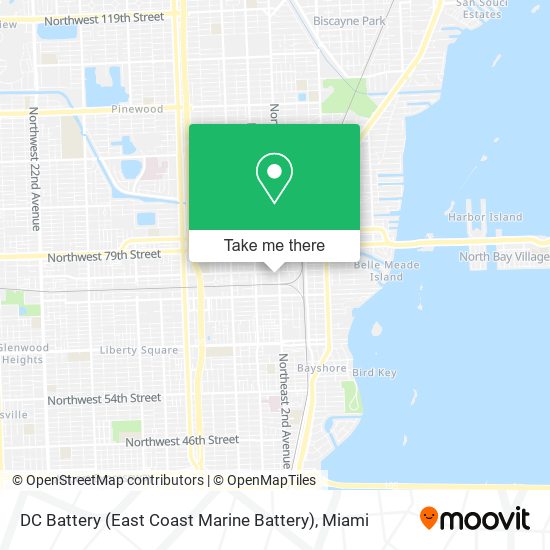 DC Battery (East Coast Marine Battery) map