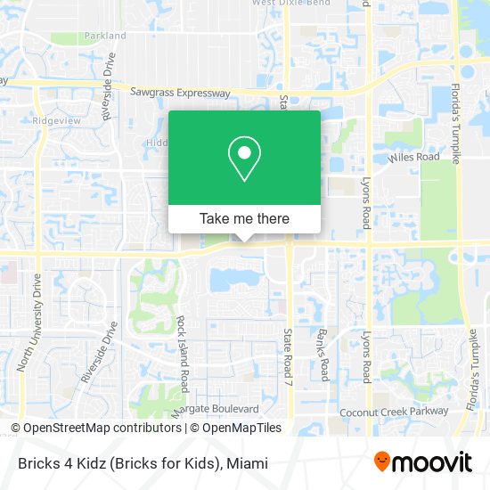 Bricks 4 Kidz (Bricks for Kids) map