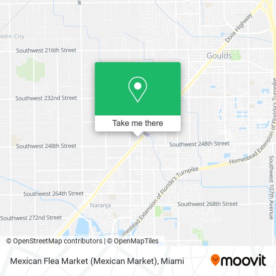 Mapa de Mexican Flea Market (Mexican Market)
