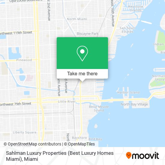 Mapa de Sahlman Luxury Properties (Best Luxury Homes Miami)