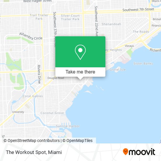 Mapa de The Workout Spot