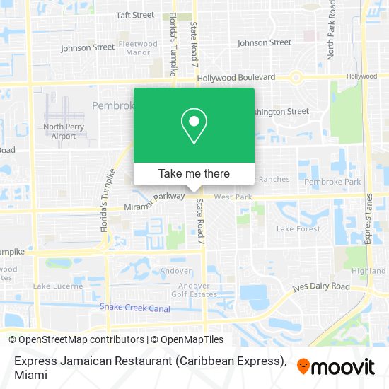 Express Jamaican Restaurant (Caribbean Express) map