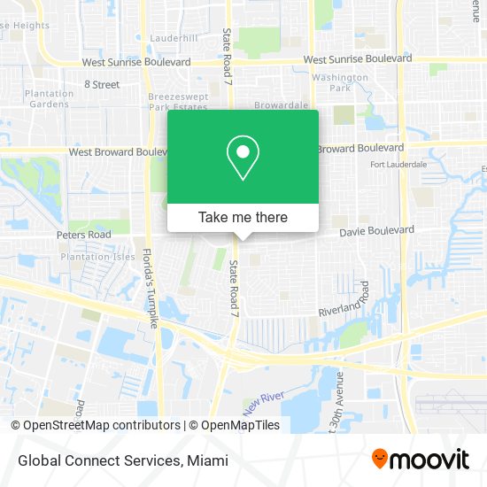 Global Connect Services map