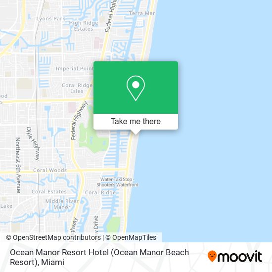 Ocean Manor Resort Hotel map