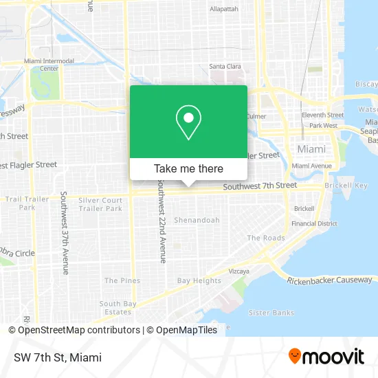 SW 7th St map
