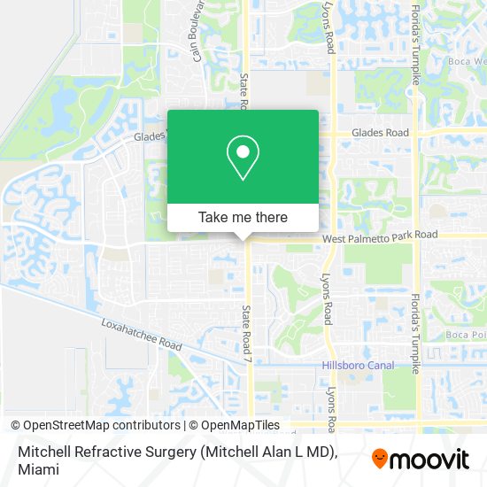 Mitchell Refractive Surgery (Mitchell Alan L MD) map