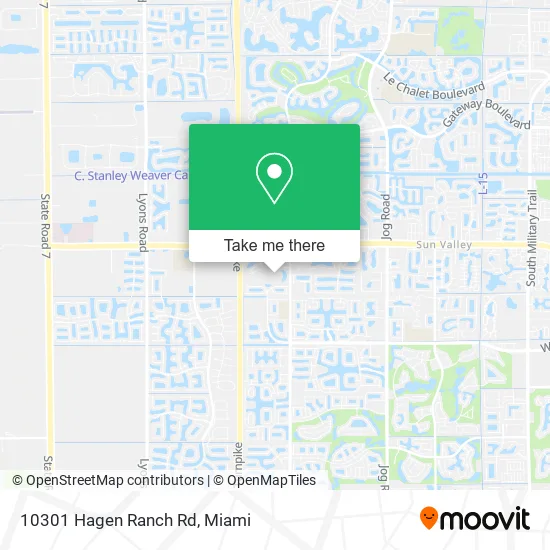 10301 Hagen Ranch Rd map