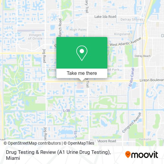 Mapa de Drug Testing & Review (A1 Urine Drug Testing)