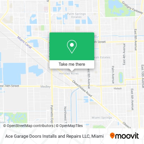 Ace Garage Doors Installs and Repairs LLC map