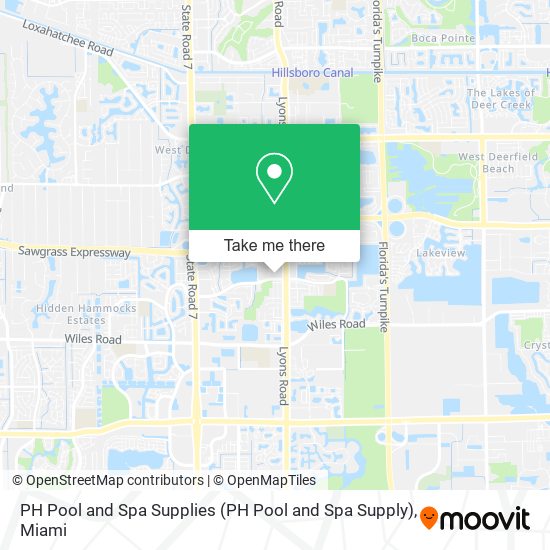 PH Pool and Spa Supplies map