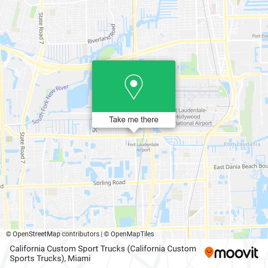 California Custom Sport Trucks map