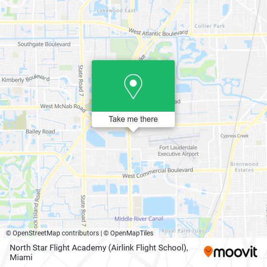 Mapa de North Star Flight Academy (Airlink Flight School)