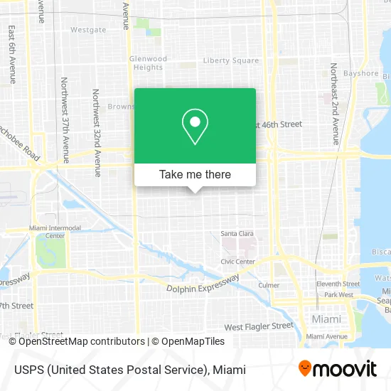 Mapa de USPS (United States Postal Service)