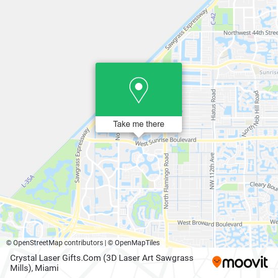 Crystal Laser Gifts.Com (3D Laser Art Sawgrass Mills) map