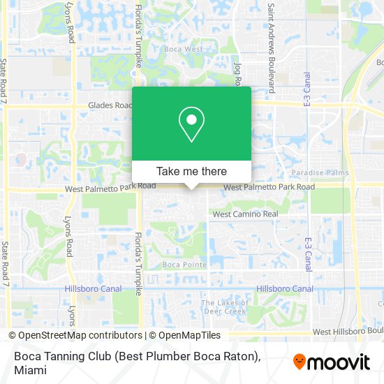 Boca Tanning Club (Best Plumber Boca Raton) map