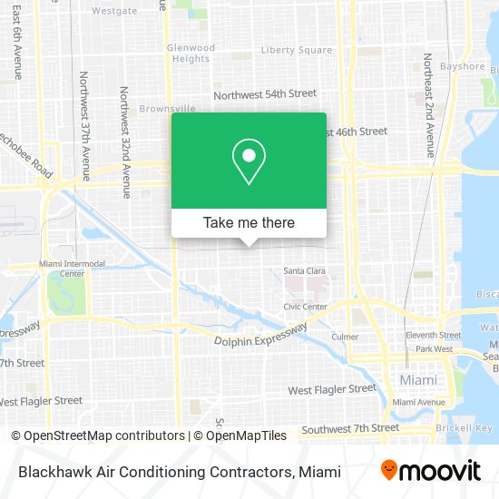 Blackhawk Air Conditioning Contractors map