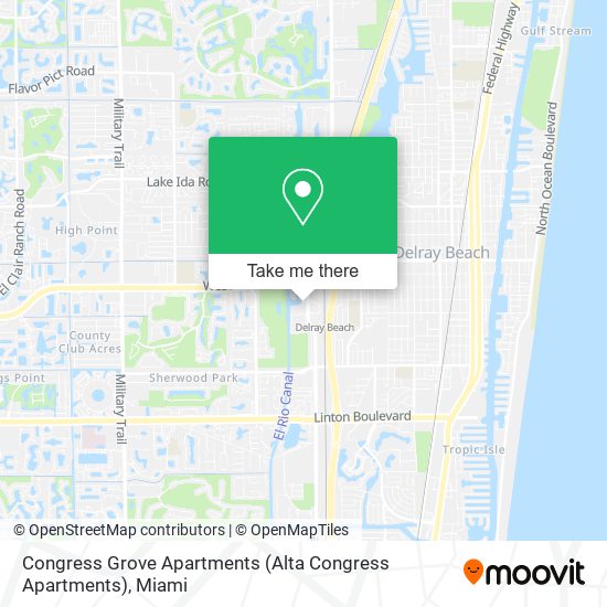 Congress Grove Apartments (Alta Congress Apartments) map