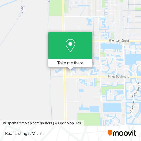 Real Listings map