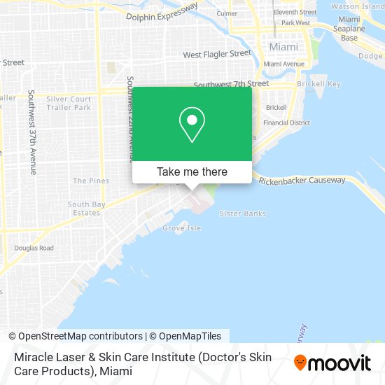 Mapa de Miracle Laser & Skin Care Institute (Doctor's Skin Care Products)