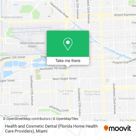 Mapa de Health and Cosmetic Dental (Florida Home Health Care Providers)