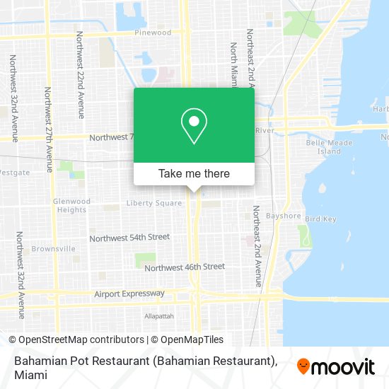 Mapa de Bahamian Pot Restaurant (Bahamian Restaurant)