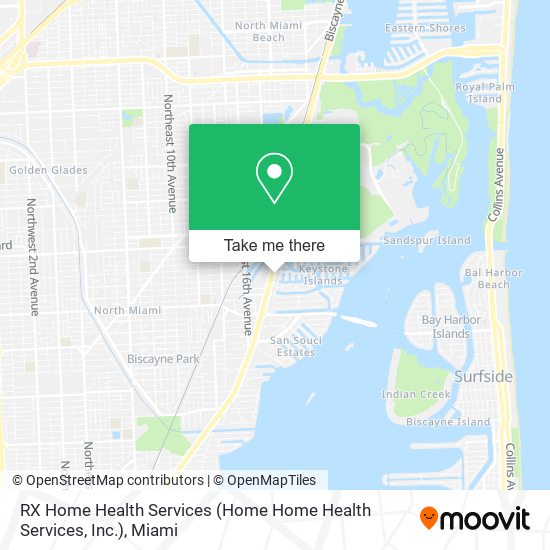 Mapa de RX Home Health Services (Home Home Health Services, Inc.)