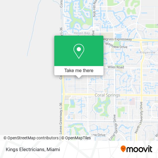 Kings Electricians map