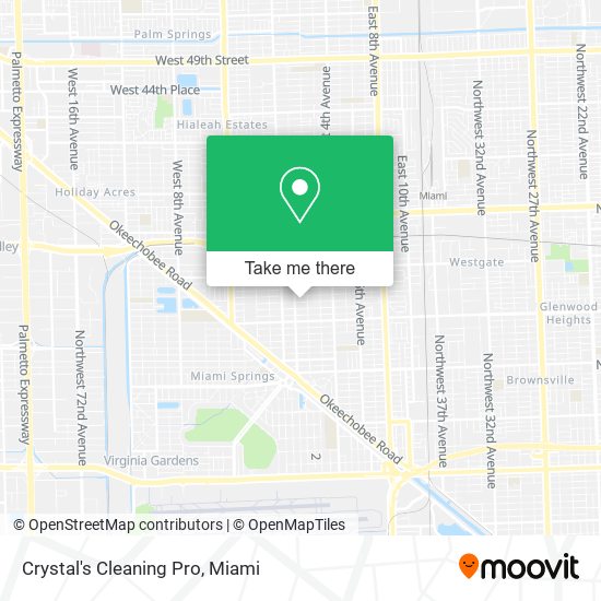 Mapa de Crystal's Cleaning Pro