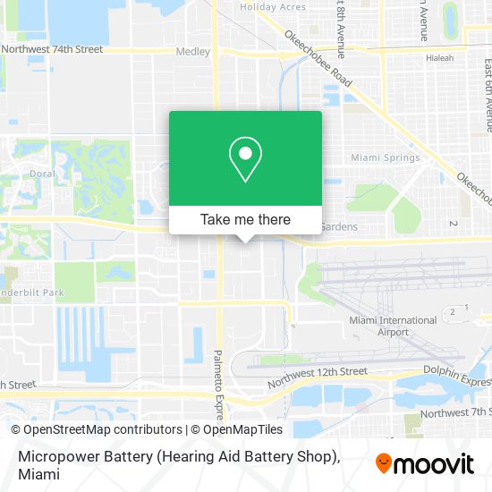 Mapa de Micropower Battery (Hearing Aid Battery Shop)