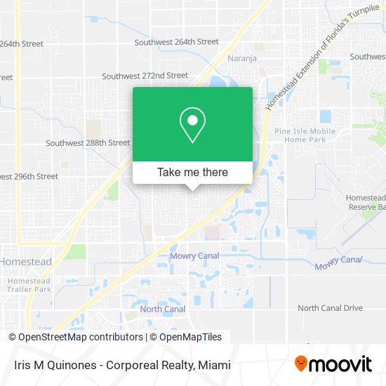 Iris M Quinones - Corporeal Realty map