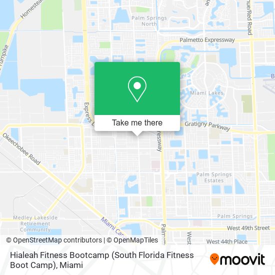 Hialeah Fitness Bootcamp (South Florida Fitness Boot Camp) map