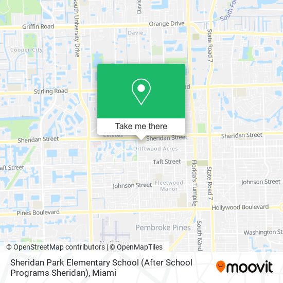 Mapa de Sheridan Park Elementary School (After School Programs Sheridan)