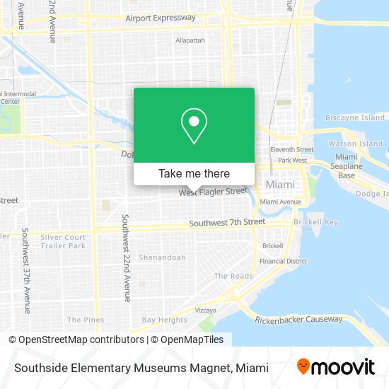 Southside Elementary Museums Magnet map