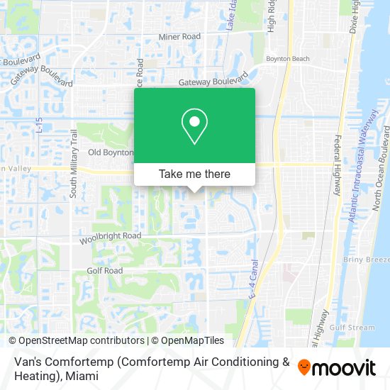 Mapa de Van's Comfortemp (Comfortemp Air Conditioning & Heating)