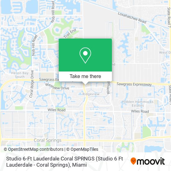 Mapa de Studio 6-Ft Lauderdale Coral SPRNGS