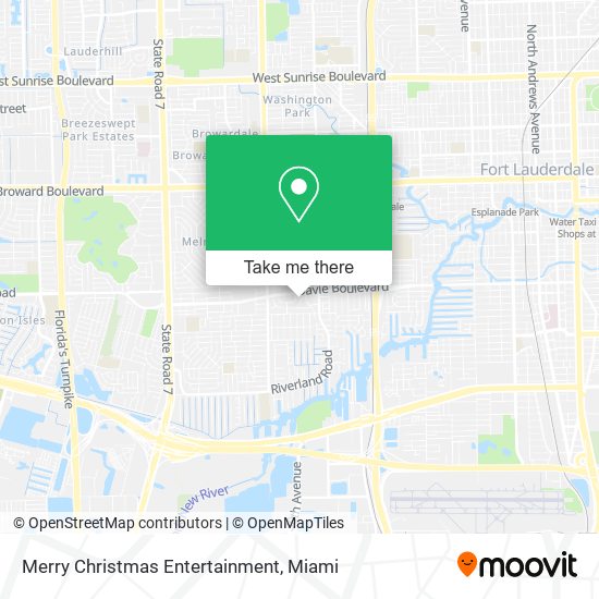 Merry Christmas Entertainment map