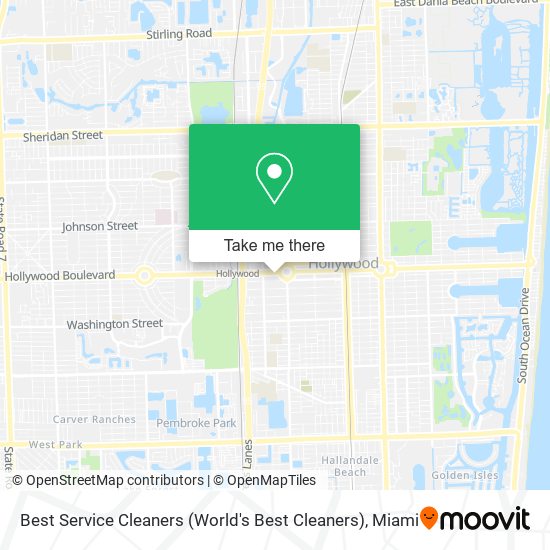 Mapa de Best Service Cleaners (World's Best Cleaners)