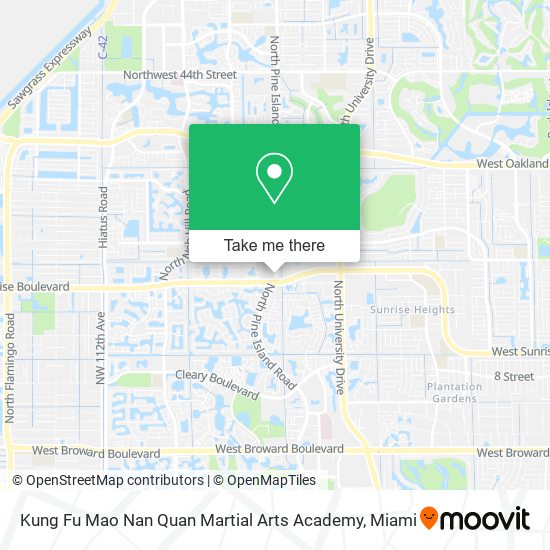 Kung Fu Mao Nan Quan Martial Arts Academy map