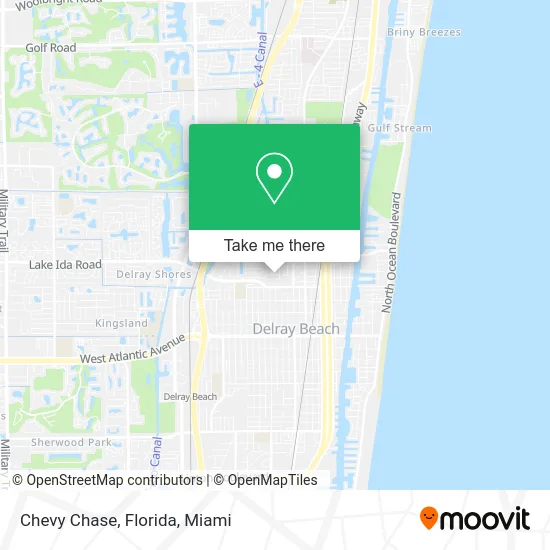 Chevy Chase, Florida map