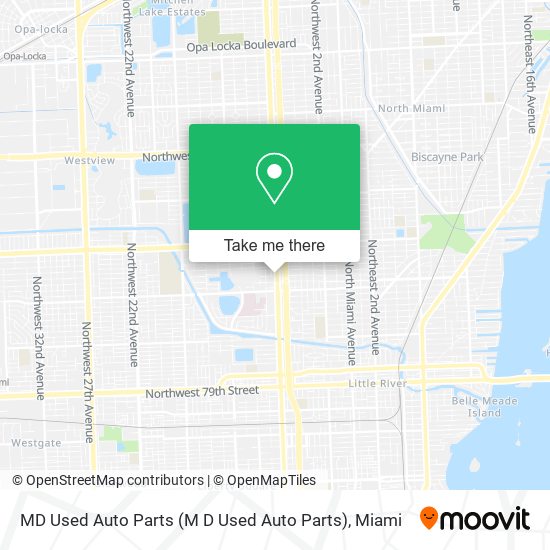 MD Used Auto Parts (M D Used Auto Parts) map