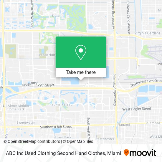ABC Inc Used Clothing Second Hand Clothes map