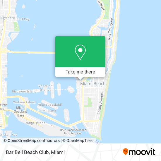 Mapa de Bar Bell Beach Club