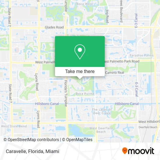 Caravelle, Florida map