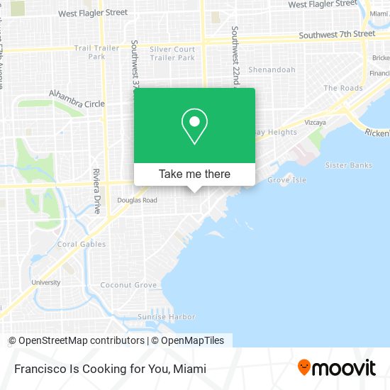 Francisco Is Cooking for You map