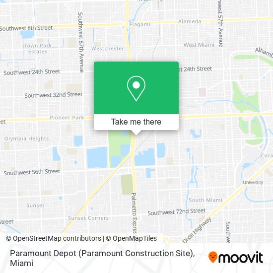 Paramount Depot (Paramount Construction Site) map