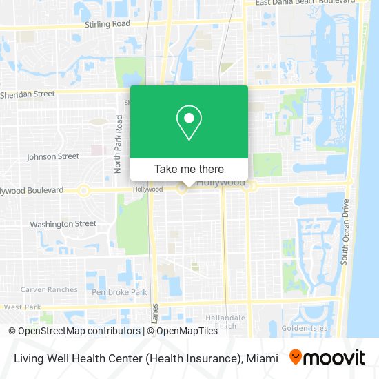 Mapa de Living Well Health Center (Health Insurance)