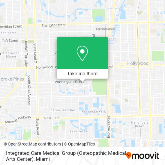 Integrated Care Medical Group (Osteopathic Medical Arts Center) map
