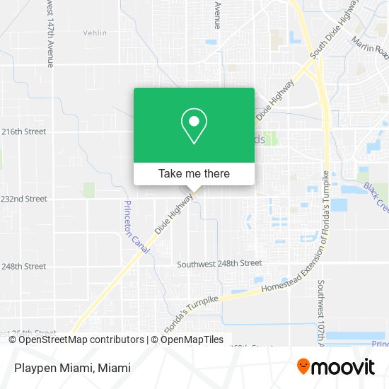Playpen Miami map