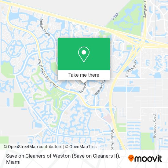 Save on Cleaners of Weston (Save on Cleaners II) map